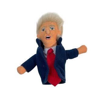 Donald J Trump The Unemployed Philosophers Guild Magnetic Finger Puppet 4.5”